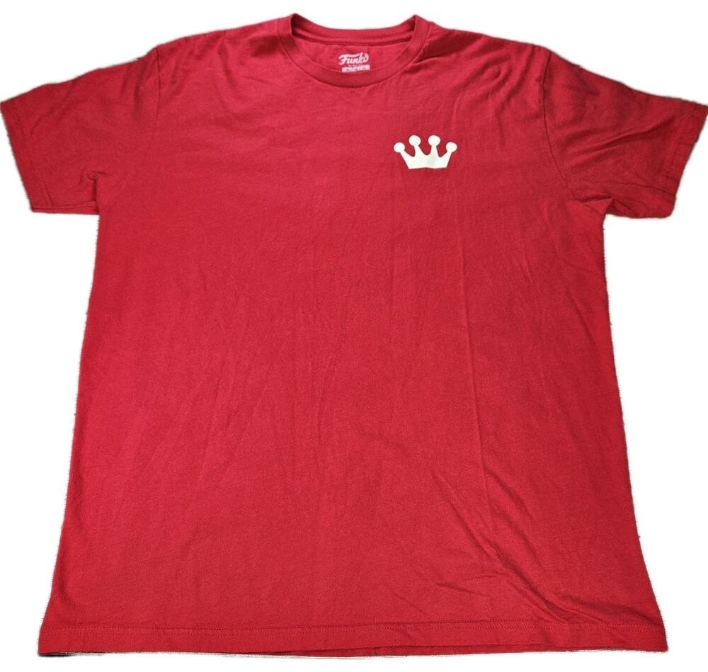 Funko Store Tshirt Everett Washington Crown Shirt Red Men's Size XL
